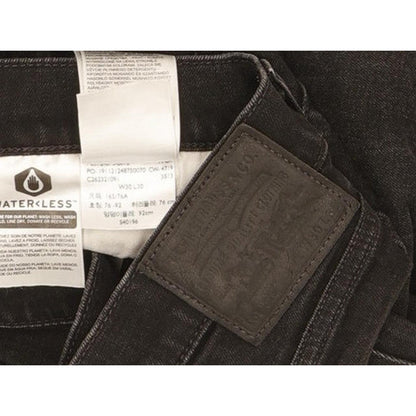 Levi's 519 Men Black Skinny Slim Stretch Jeans W30 L29