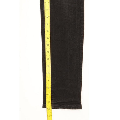 Levi's 519 Men Black Skinny Slim Stretch Jeans W30 L29
