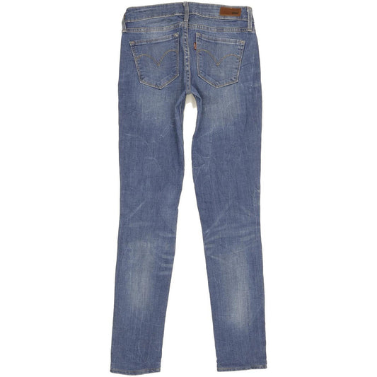 Levi's Demi Curve Women Blue Skinny Slim Stretch Jeans W25 L30