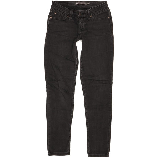 Levi's Demi Curve Women Black Skinny Slim Stretch Jeans W28 L31