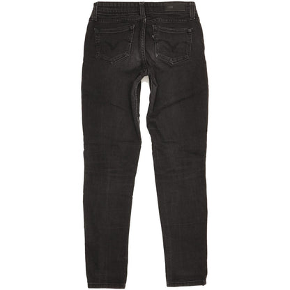 Levi's Demi Curve Women Black Skinny Slim Stretch Jeans W28 L31