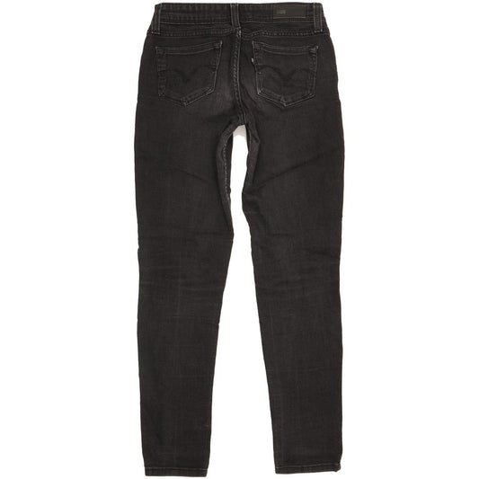 Levi's Demi Curve Women Black Skinny Slim Stretch Jeans W28 L31