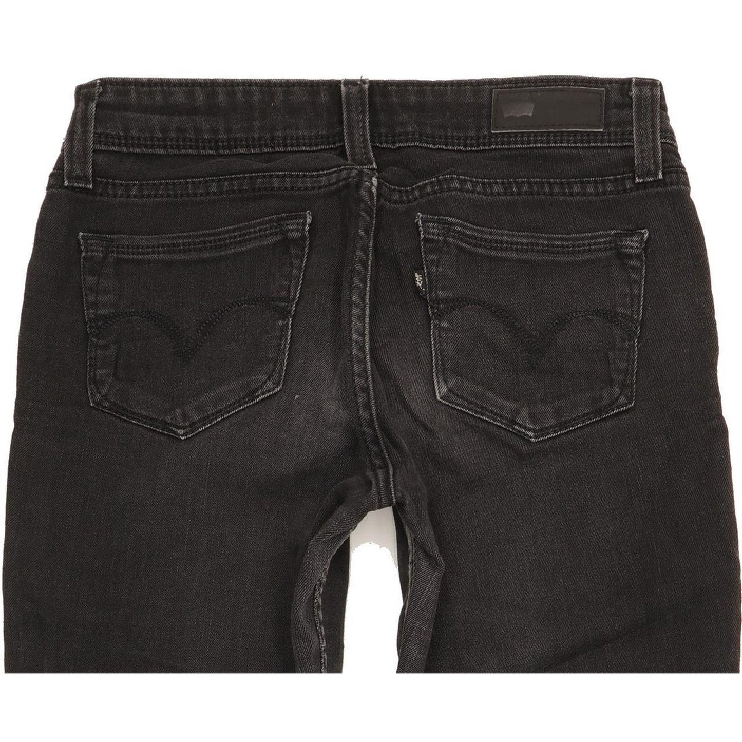 Levi's Demi Curve Women Black Skinny Slim Stretch Jeans W28 L31