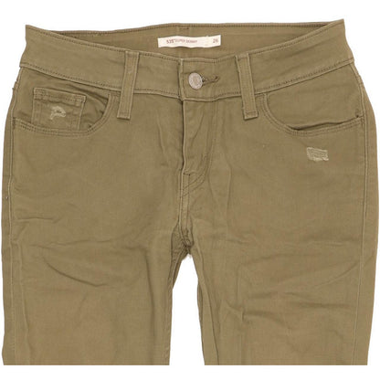 Levi's 535 Women Green Skinny Slim Stretch Jeans W26 L30