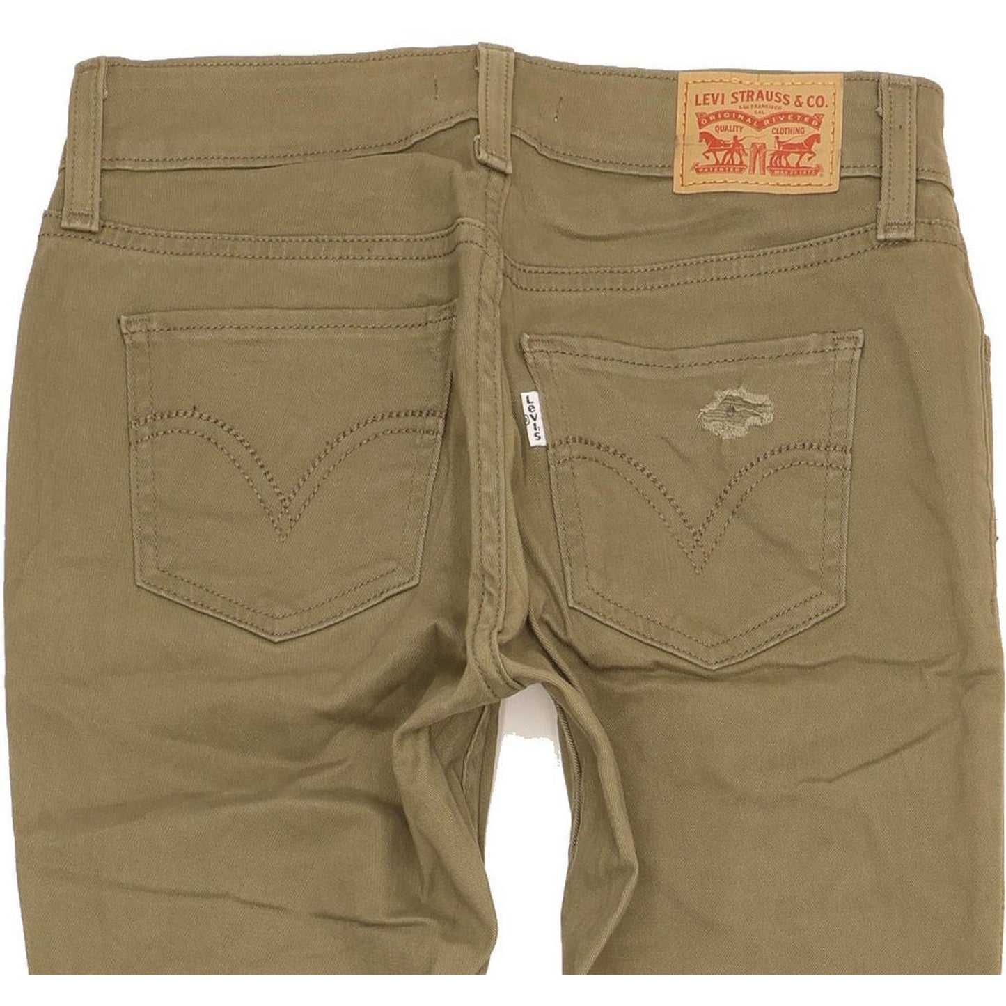Levi's 535 Women Green Skinny Slim Stretch Jeans W26 L30