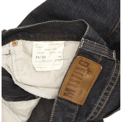 Mustang Tramper Men Blue Straight Regular Jeans W34 L33