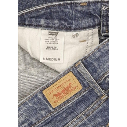 Levi's 531 Women Blue Skinny Slim Stretch Jeans W28 L30
