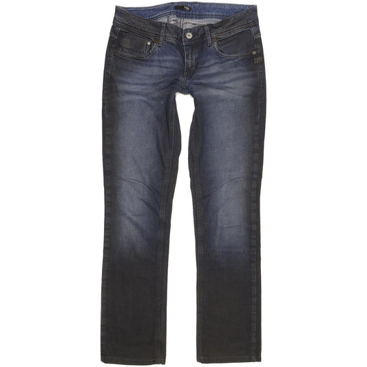 G-Star Women Blue Straight Slim Stretch Jeans W29 L30