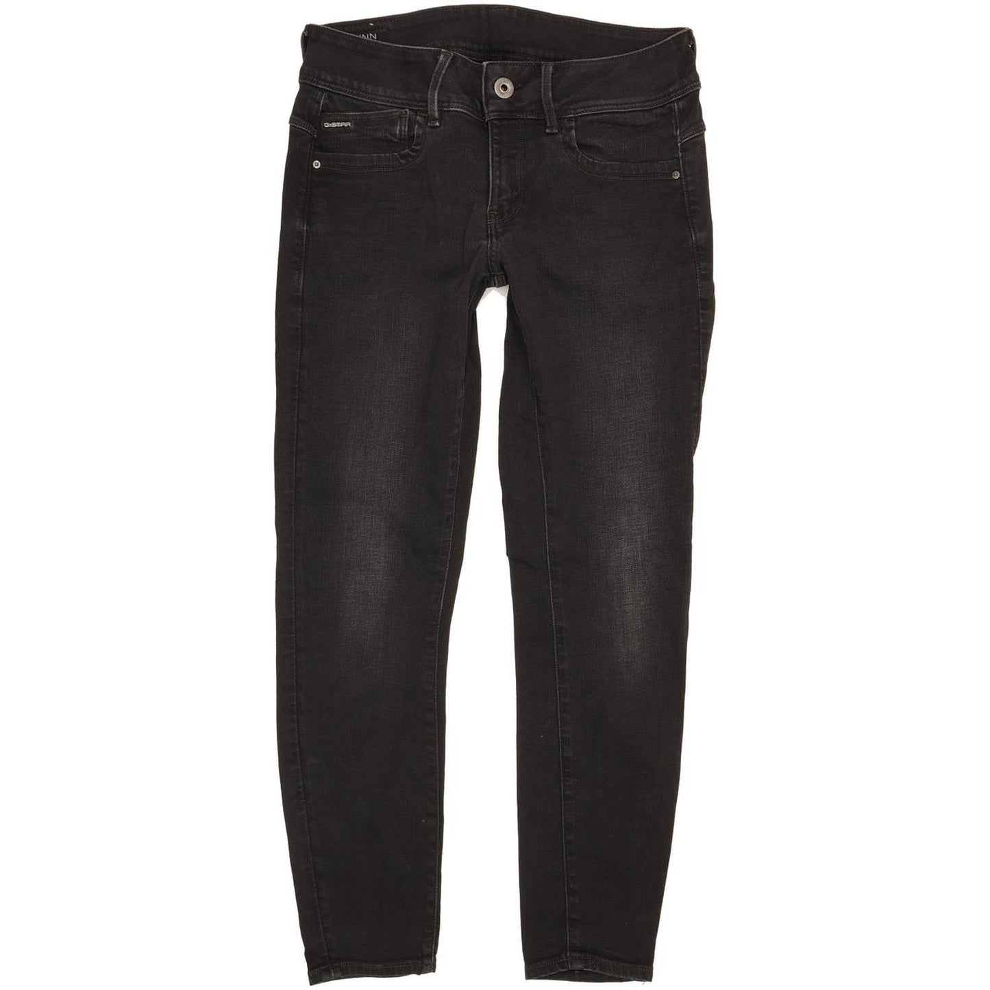 G-Star Lynn Mid Women Black Skinny Slim Stretch Jeans W29 L28