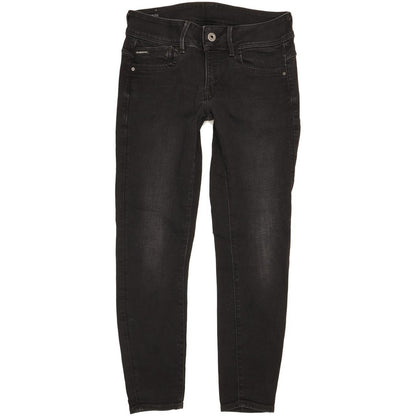 G-Star Lynn Mid Women Black Skinny Slim Stretch Jeans W29 L28
