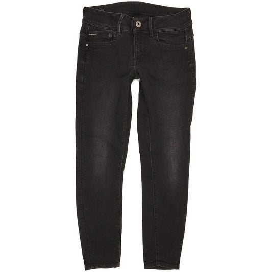 G-Star Lynn Mid Women Black Skinny Slim Stretch Jeans W29 L28