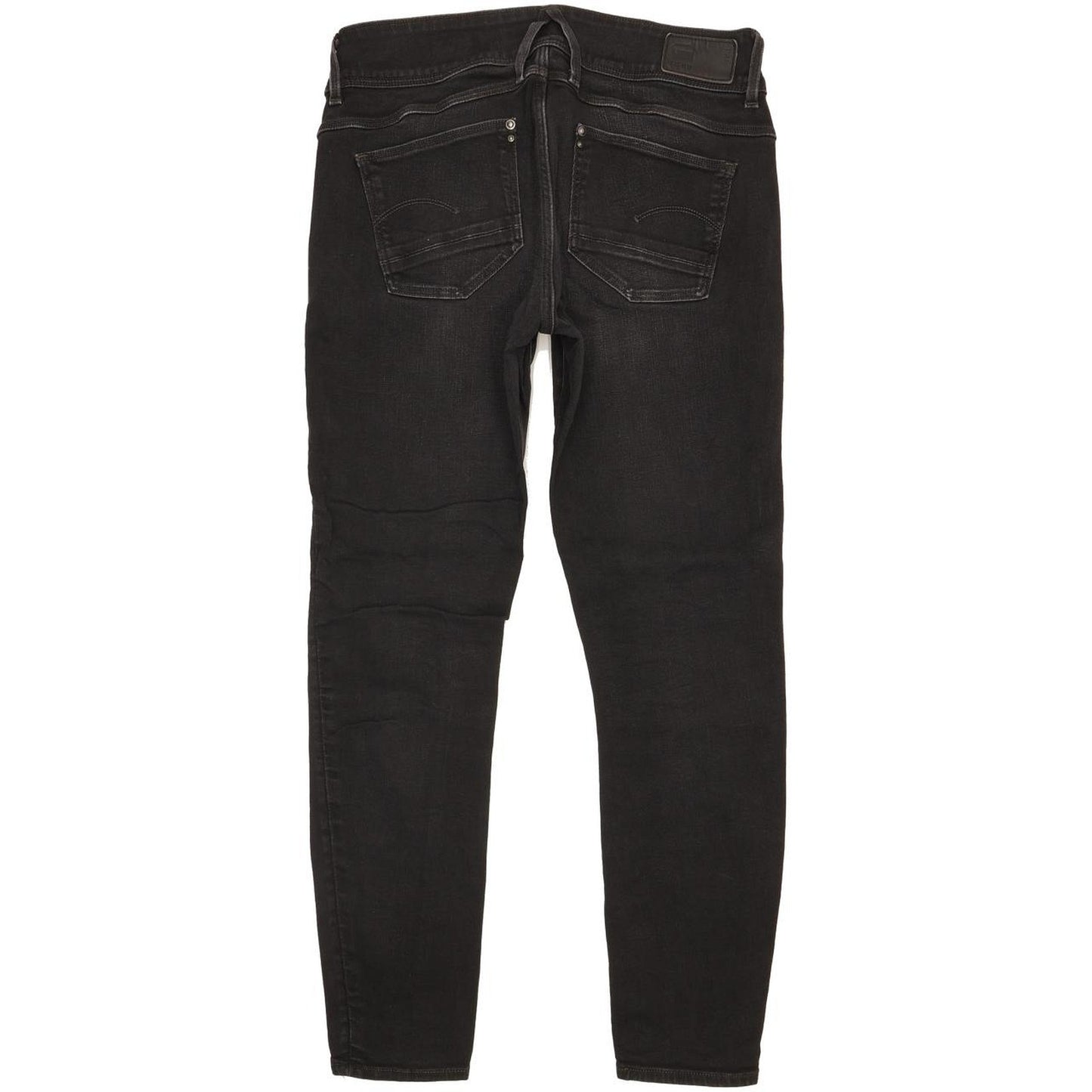 G-Star Lynn Mid Women Black Skinny Slim Stretch Jeans W29 L28