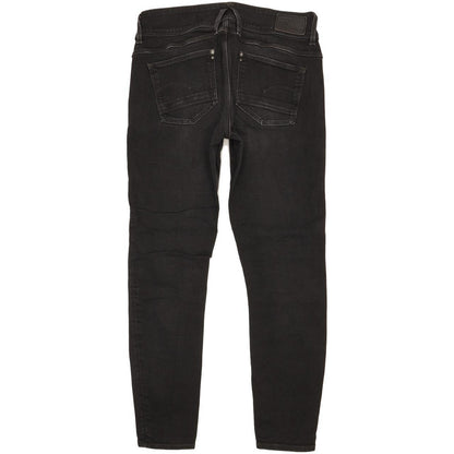 G-Star Lynn Mid Women Black Skinny Slim Stretch Jeans W29 L28
