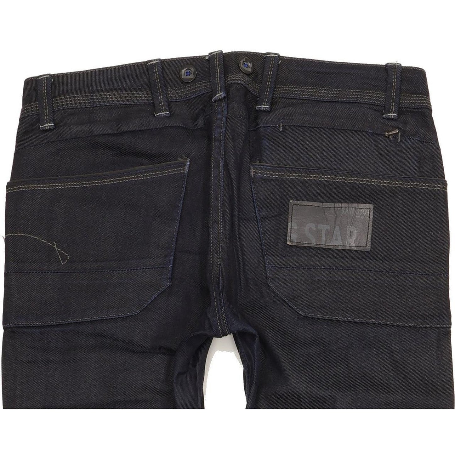 G-Star Women Navy Straight Slim Stretch Jeans W30 L33