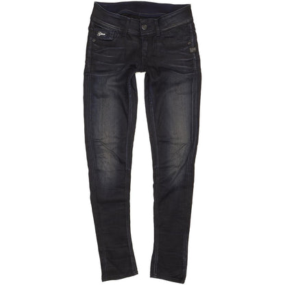 G-Star Women Navy Skinny Slim Stretch Jeans W26 L32