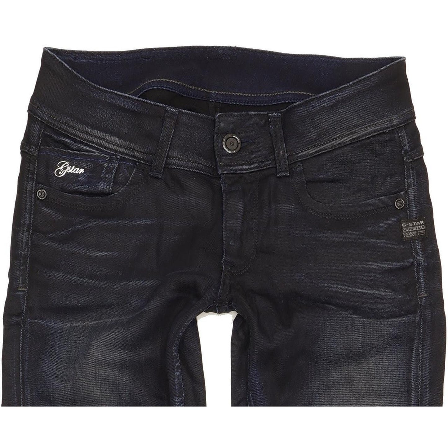 G-Star Women Navy Skinny Slim Stretch Jeans W26 L32