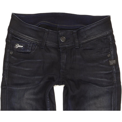 G-Star Women Navy Skinny Slim Stretch Jeans W26 L32