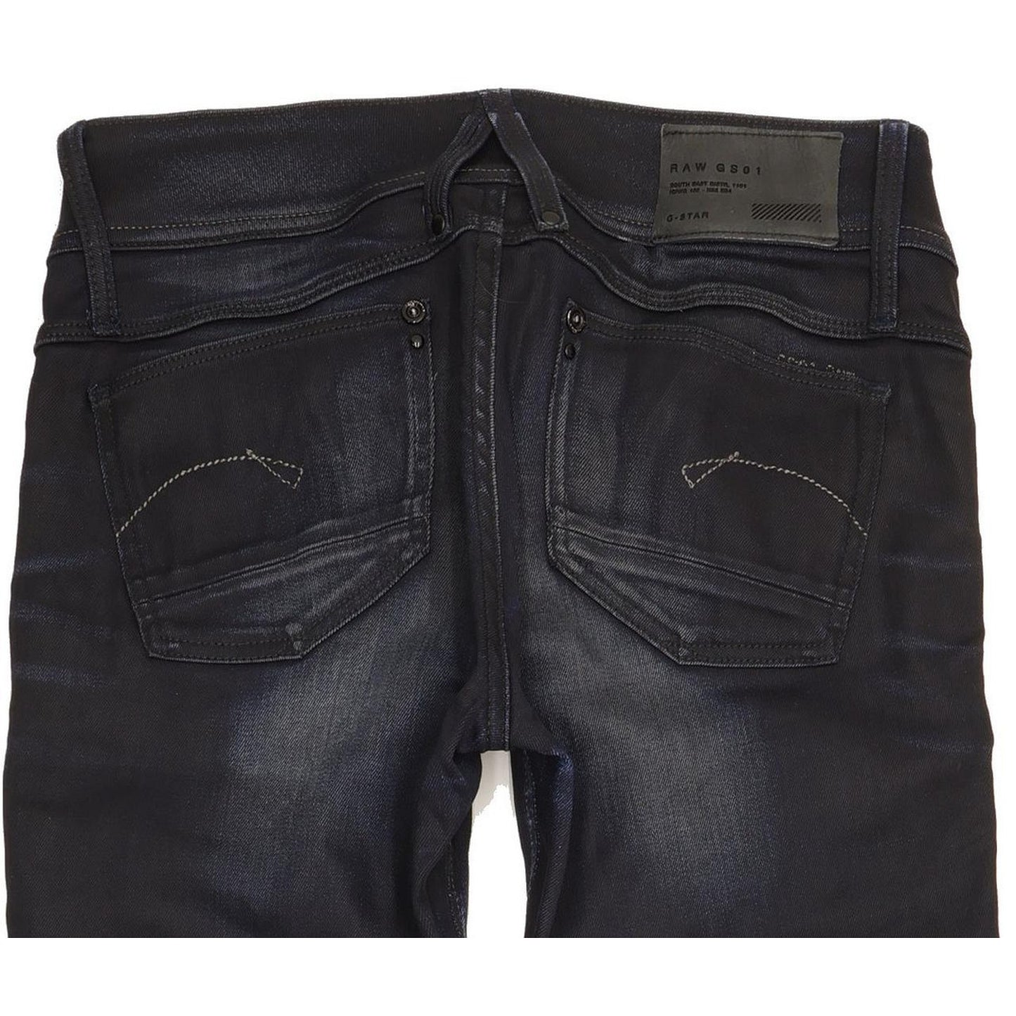 G-Star Women Navy Skinny Slim Stretch Jeans W26 L32