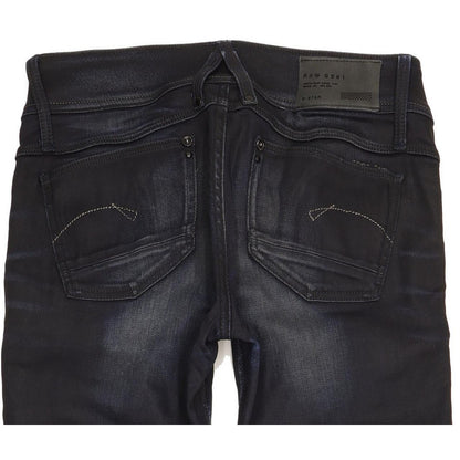 G-Star Women Navy Skinny Slim Stretch Jeans W26 L32
