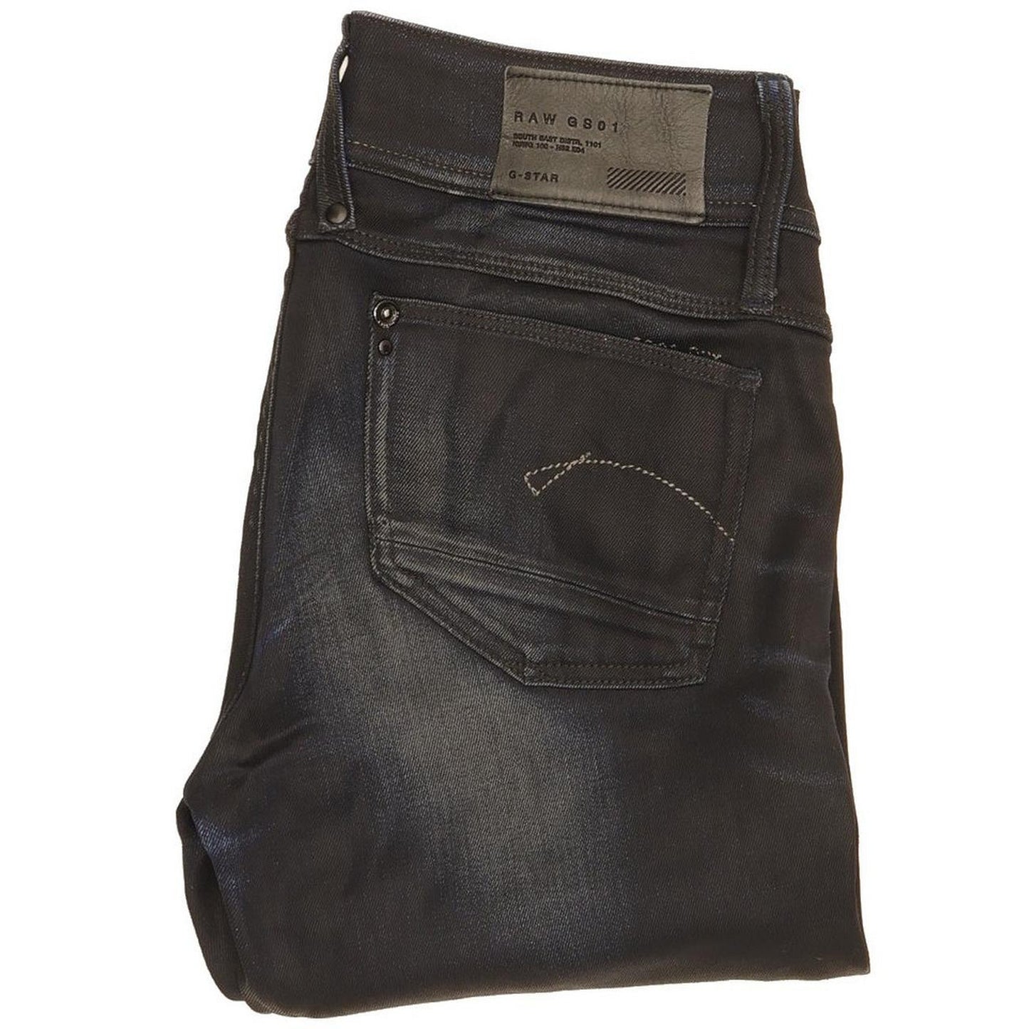 G-Star Women Navy Skinny Slim Stretch Jeans W26 L32