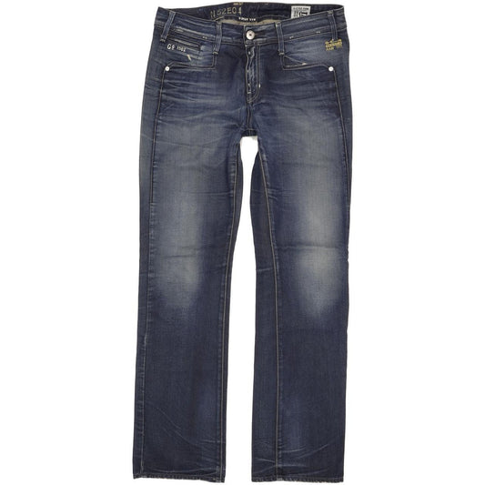 G-Star Jock Women Blue Straight Loose Jeans W30 L32