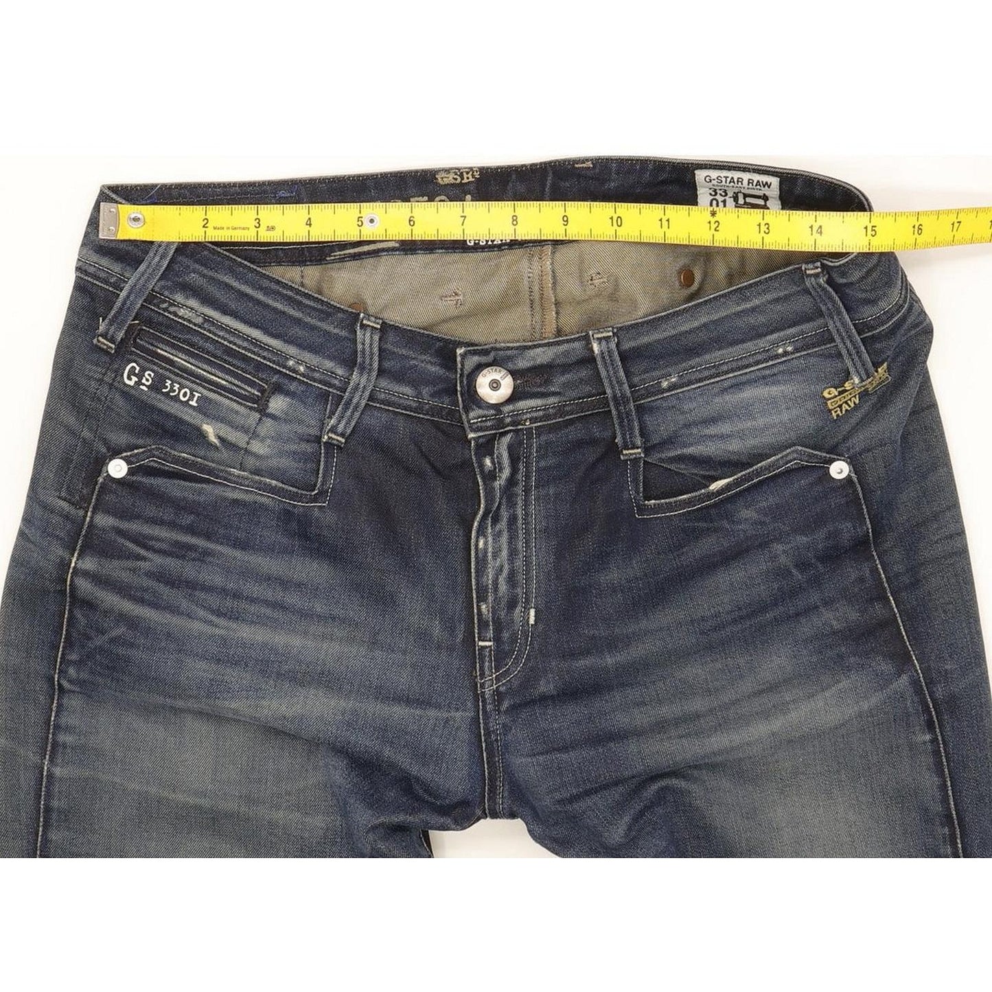 G-Star Jock Women Blue Straight Loose Jeans W30 L32