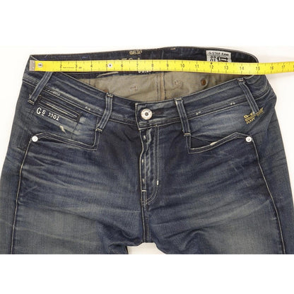 G-Star Jock Women Blue Straight Loose Jeans W30 L32