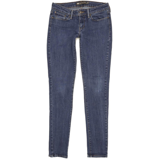 Levi's Slight Curve Women Blue Skinny Slim Stretch Jeans W28 L32