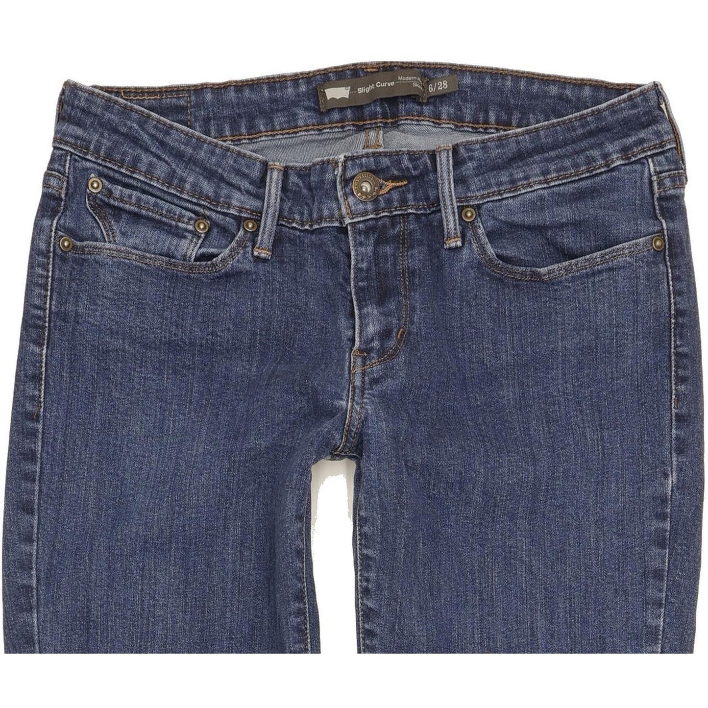 Levi's Slight Curve Women Blue Skinny Slim Stretch Jeans W28 L32