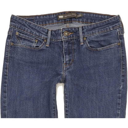 Levi's Slight Curve Women Blue Skinny Slim Stretch Jeans W28 L32