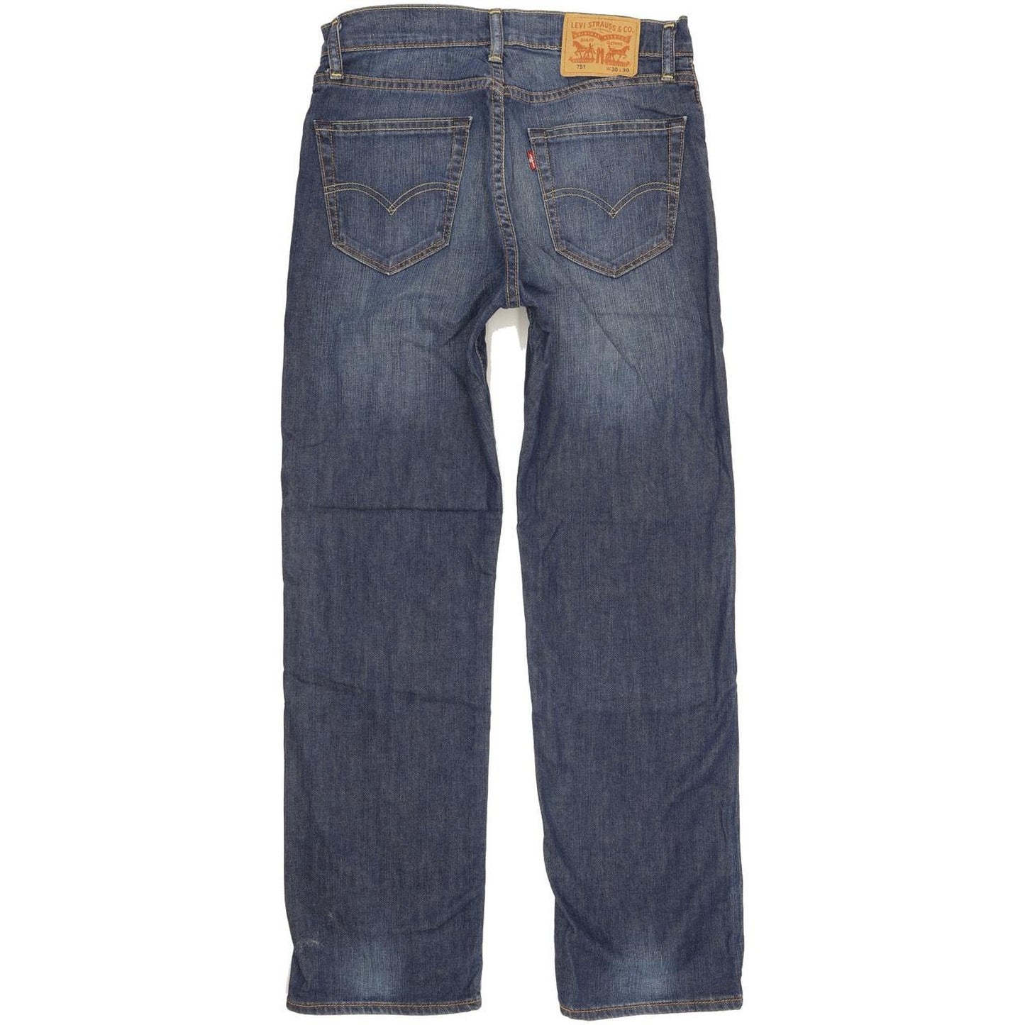 Levi's 751 Men Blue Straight Regular Stretch Jeans W30 L30