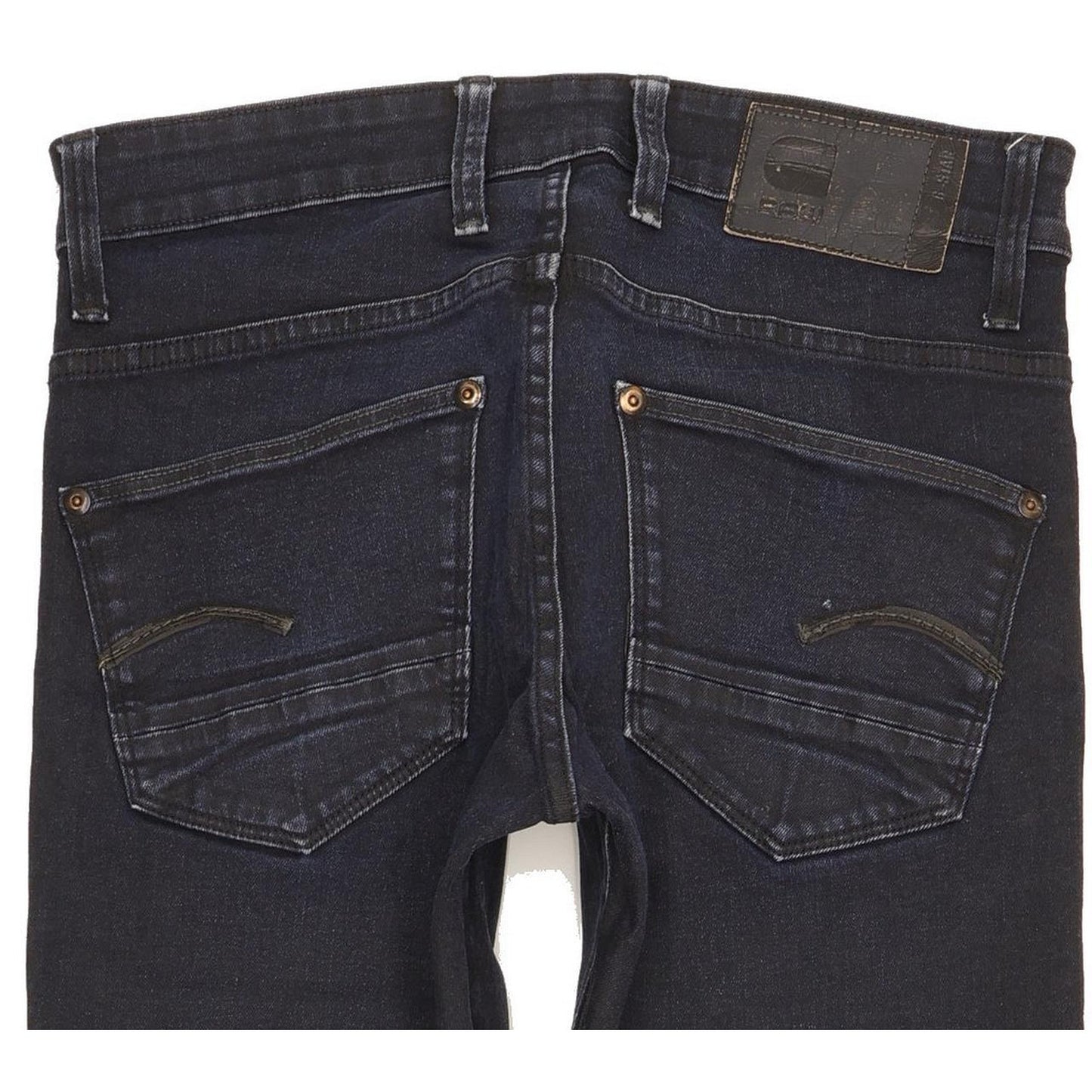 G-Star Revend Men Navy Straight Slim Stretch Jeans W30 L29