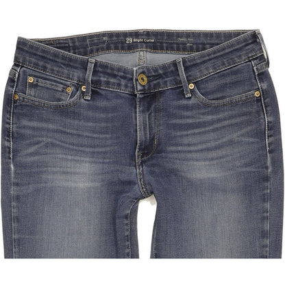 Levi's Slight Curve Women Blue Straight Classic Stretch Jeans W29 L31