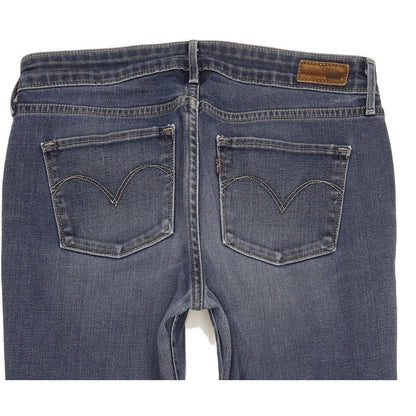 Levi's Slight Curve Women Blue Straight Classic Stretch Jeans W29 L31