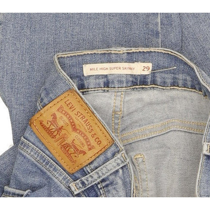 Levi's Mile Women Blue Skinny Slim Stretch Jeans W29 L32