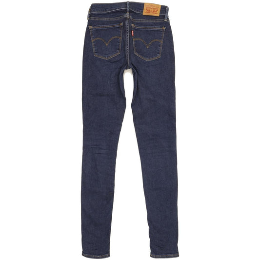 Levi's 710 Super Women Blue Skinny Slim Stretch Jeans W24 L30