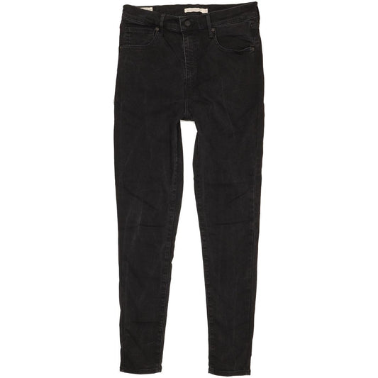 Levi's Mile Black Skinny Slim Stretch Jeans High Waisted W31 L30
