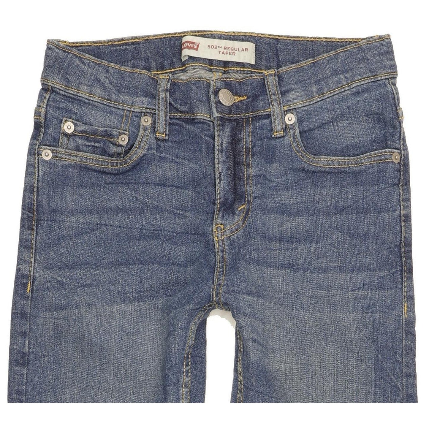 Levi's 502 Kids Blue Tapered Regular Stretch Jeans W26 L27
