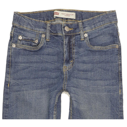 Levi's 502 Kids Blue Tapered Regular Stretch Jeans W26 L27