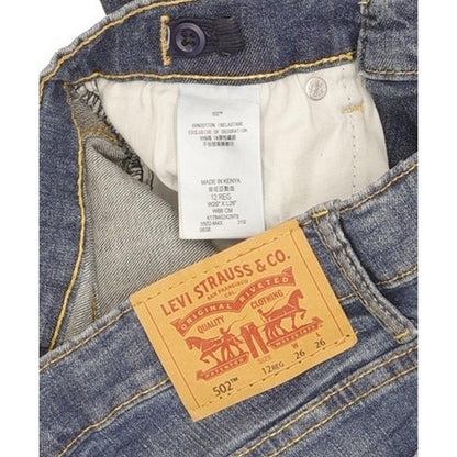 Levi's 502 Kids Blue Tapered Regular Stretch Jeans W26 L27