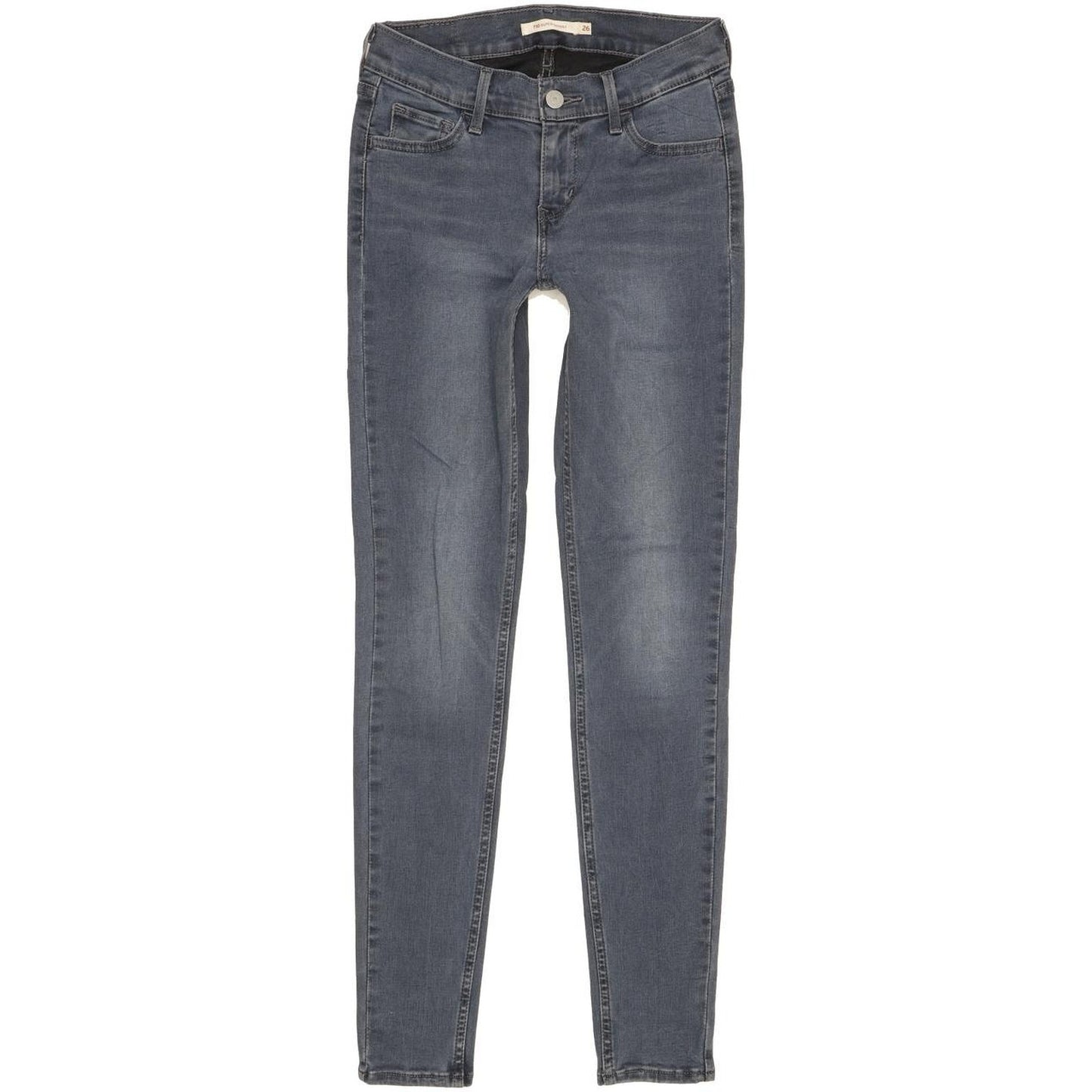Levi's 710 Super Women Blue Skinny Slim Stretch Jeans W26 L30