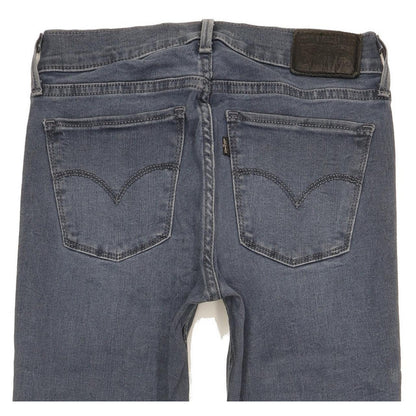 Levi's 710 Super Women Blue Skinny Slim Stretch Jeans W26 L30