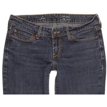 Levi's Demi Curve Women Blue Straight Slim Stretch Jeans W28 L31
