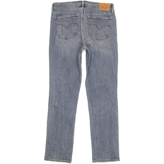 Levi's 714 Women Blue Straight Slim Stretch Jeans W30 L30