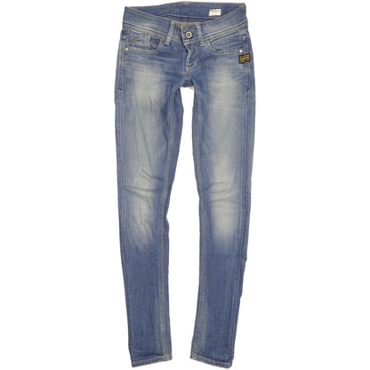 G-Star Lynn Women Blue Skinny Slim Stretch Jeans W26 L34