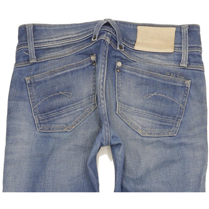 G-Star Lynn Women Blue Skinny Slim Stretch Jeans W26 L34