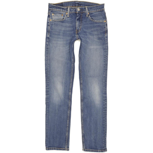 Levi's 511 Men Blue Straight Slim Stretch Jeans W30 L31