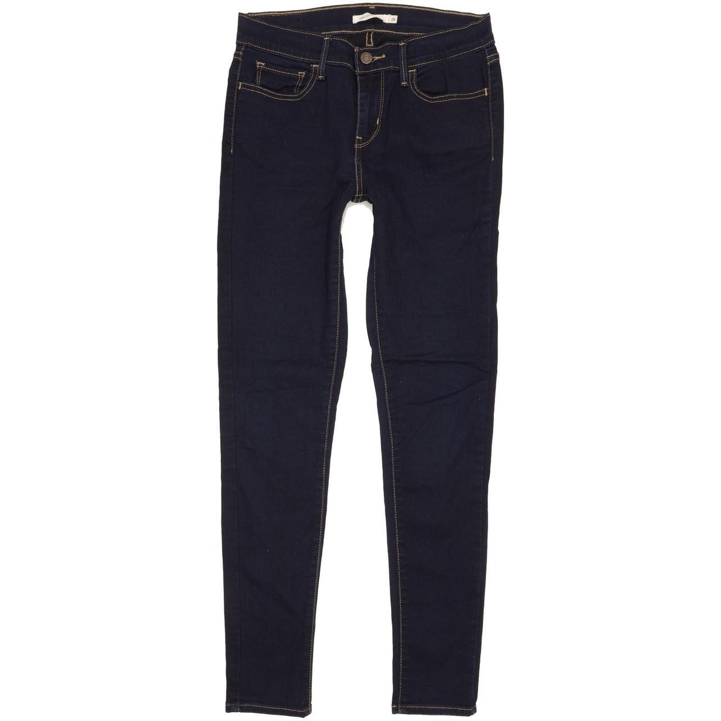 Levi's 710 Super Women Navy Skinny Slim Stretch Jeans W28 L30