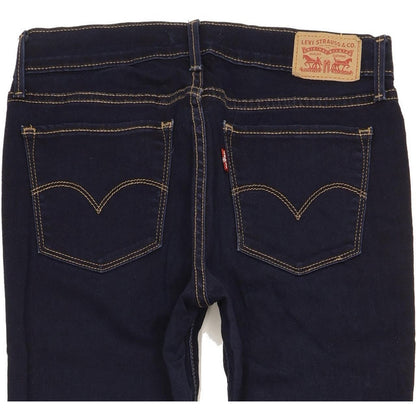 Levi's 710 Super Women Navy Skinny Slim Stretch Jeans W28 L30
