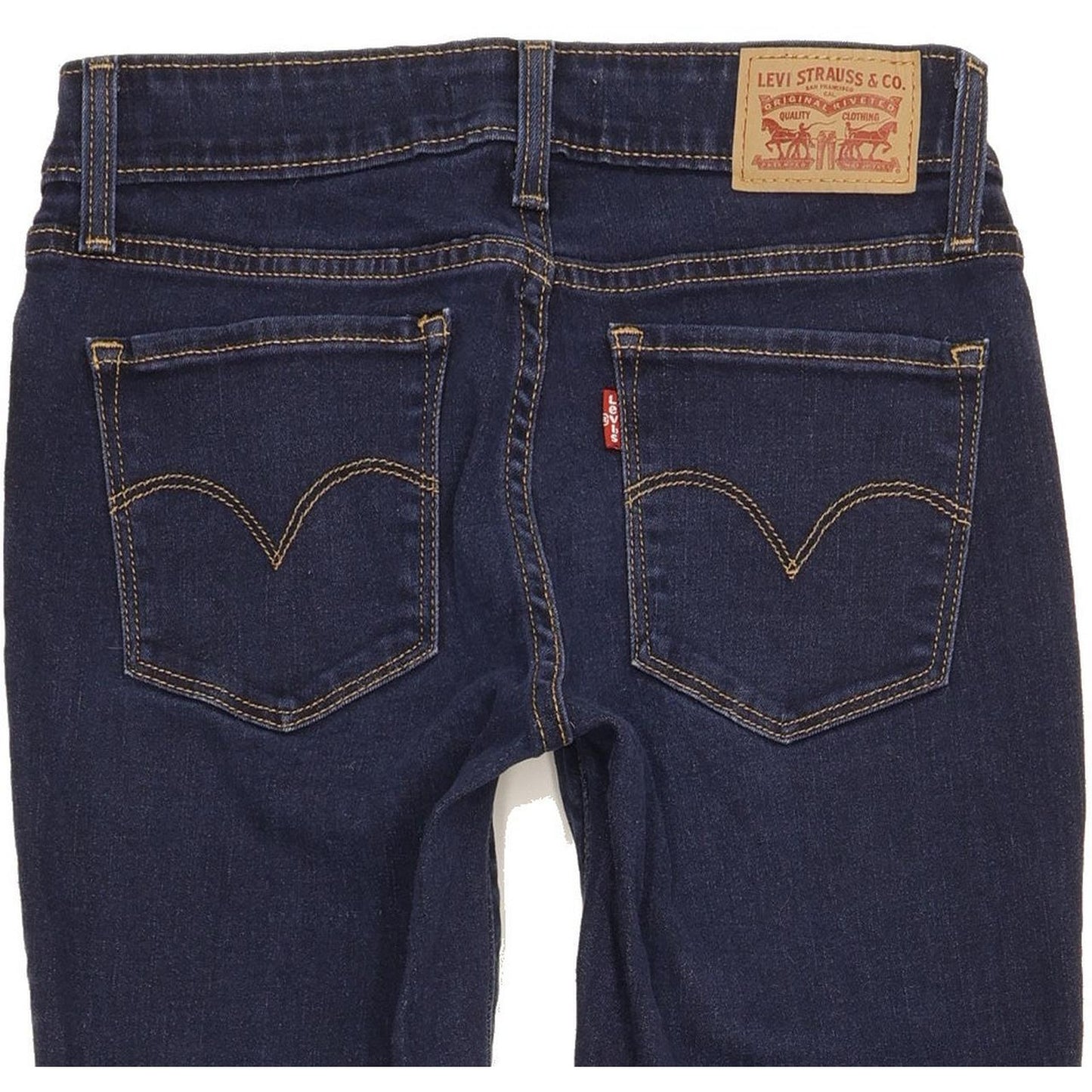 Levi's 711 Women Blue Skinny Slim Stretch Jeans W27 L31